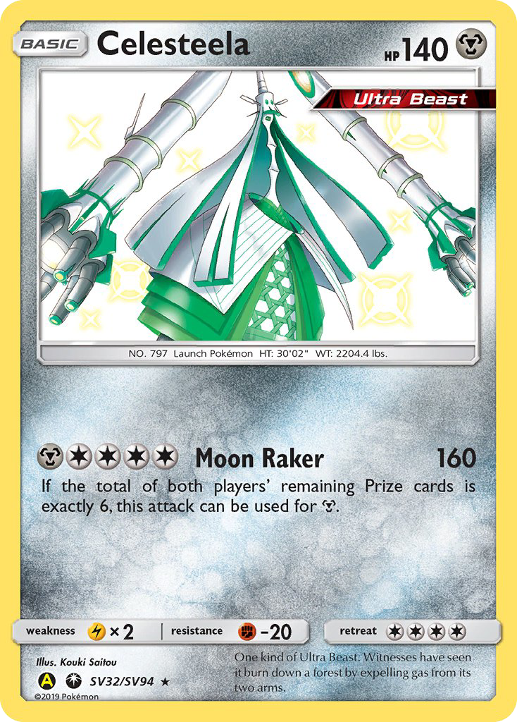 Hidden Fates Shiny Vault Celesteela SV32/SV94